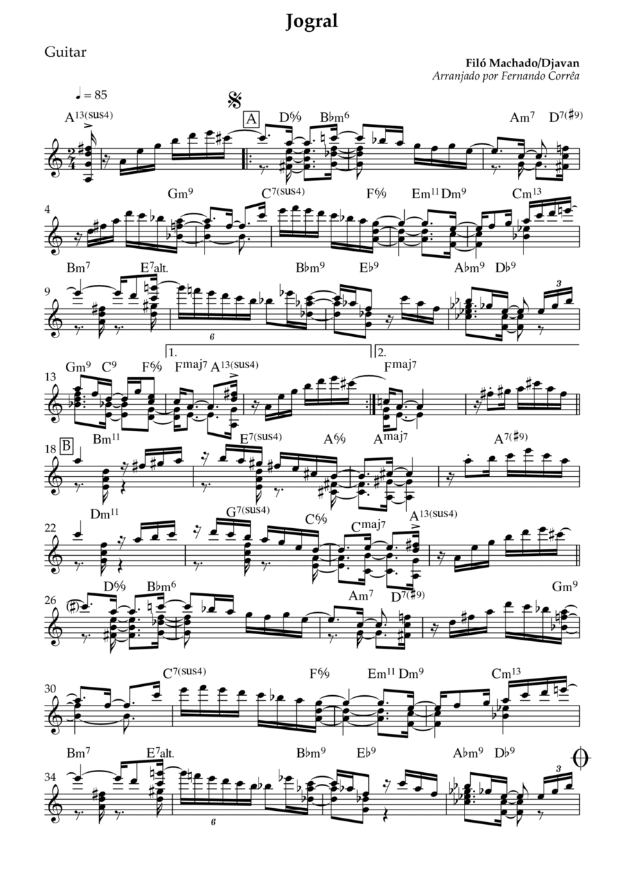 Jogral Piano scores gallery preview page 1