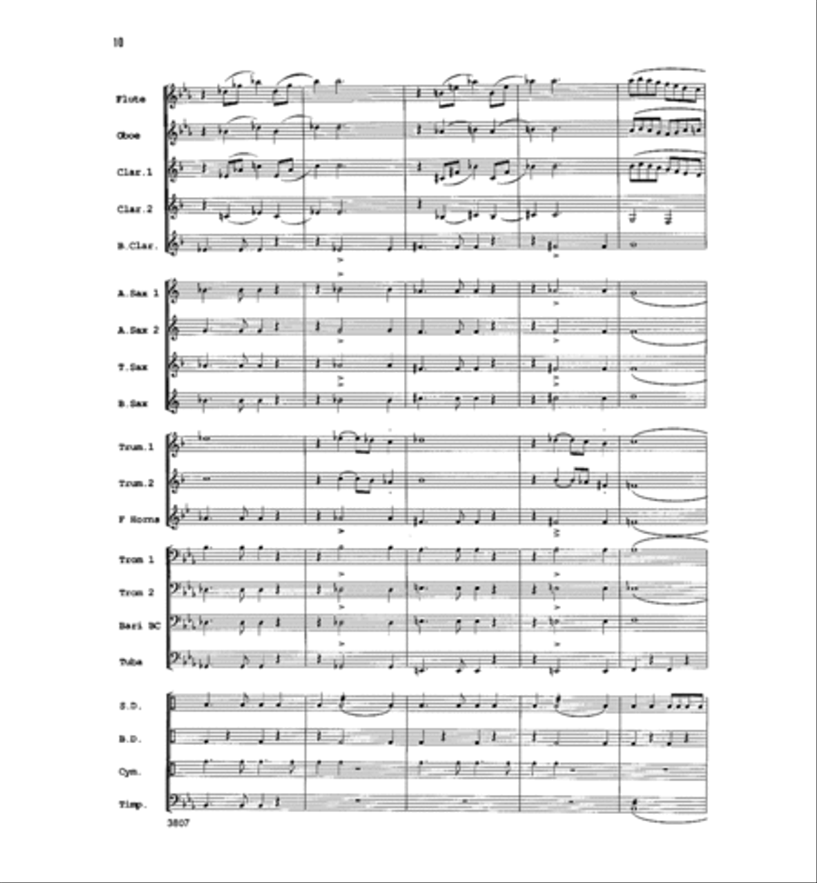 Amarado Amarado Concert Band scores gallery preview page 9