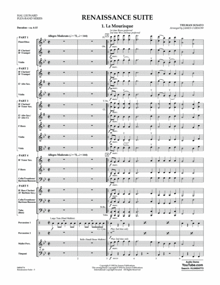 Renaissance Suite - Conductor Score (Full Score)