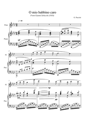 Book cover for Giacomo Puccini - O mio babbino caro (Flute Solo)