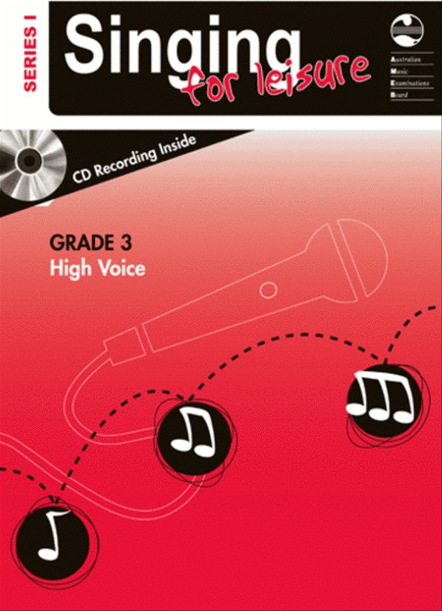 AMEB Singing For Leisure Book/CD Grade 3 High Series 1