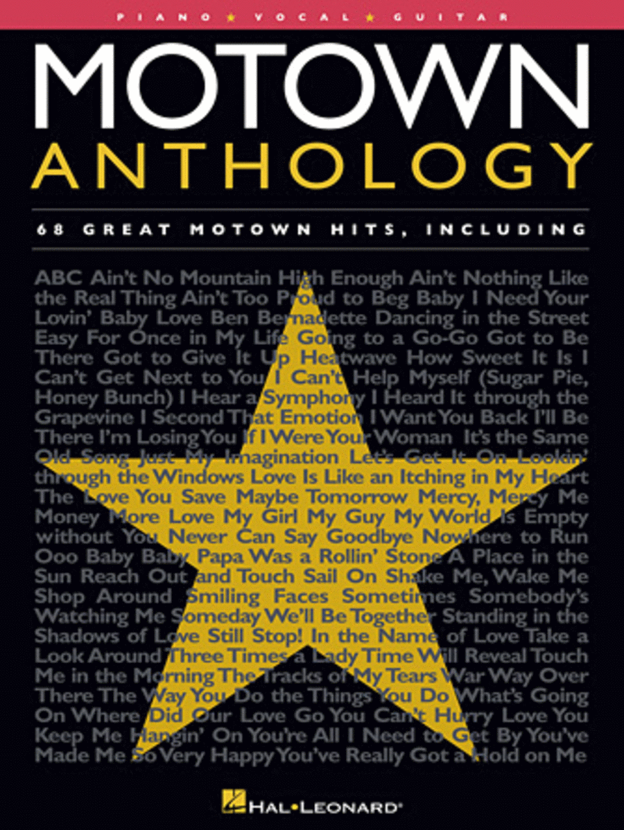 Motown Anthology Piano, Vocal, Guitar scores gallery preview page 1