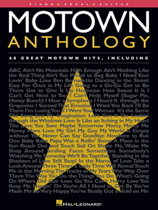 Book cover for Motown Anthology