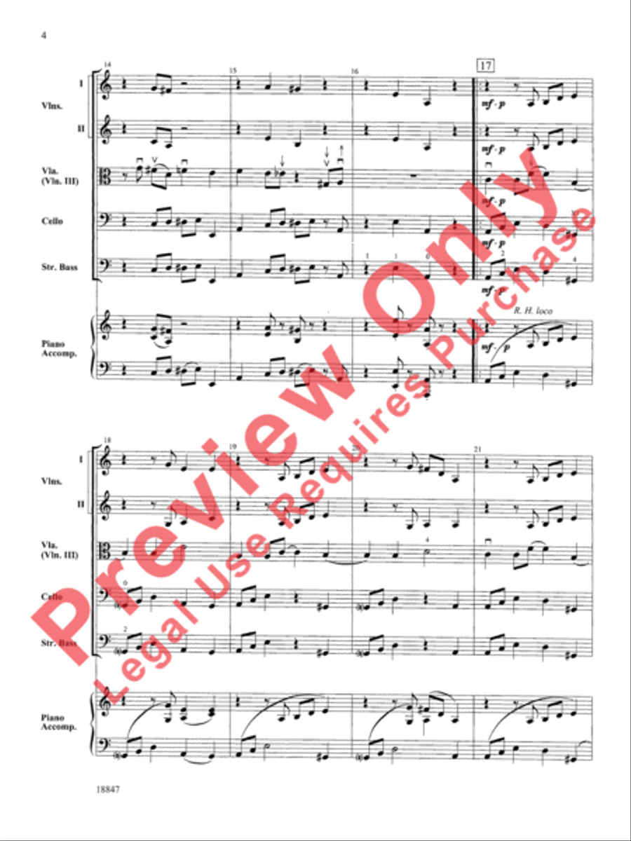 Goblin Dance String Orchestra scores gallery preview page 5