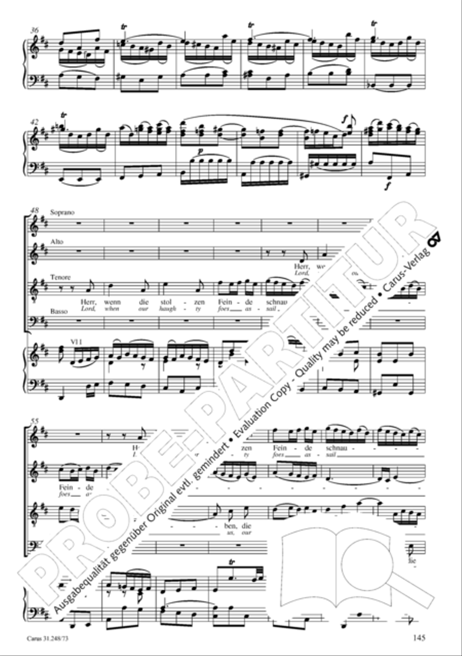 Christmas Oratorio (Weihnachtsoratorium, Teile IV-VI) 4-Part scores gallery preview page 66