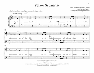 Yellow Submarine (arr. Christopher Hussey)