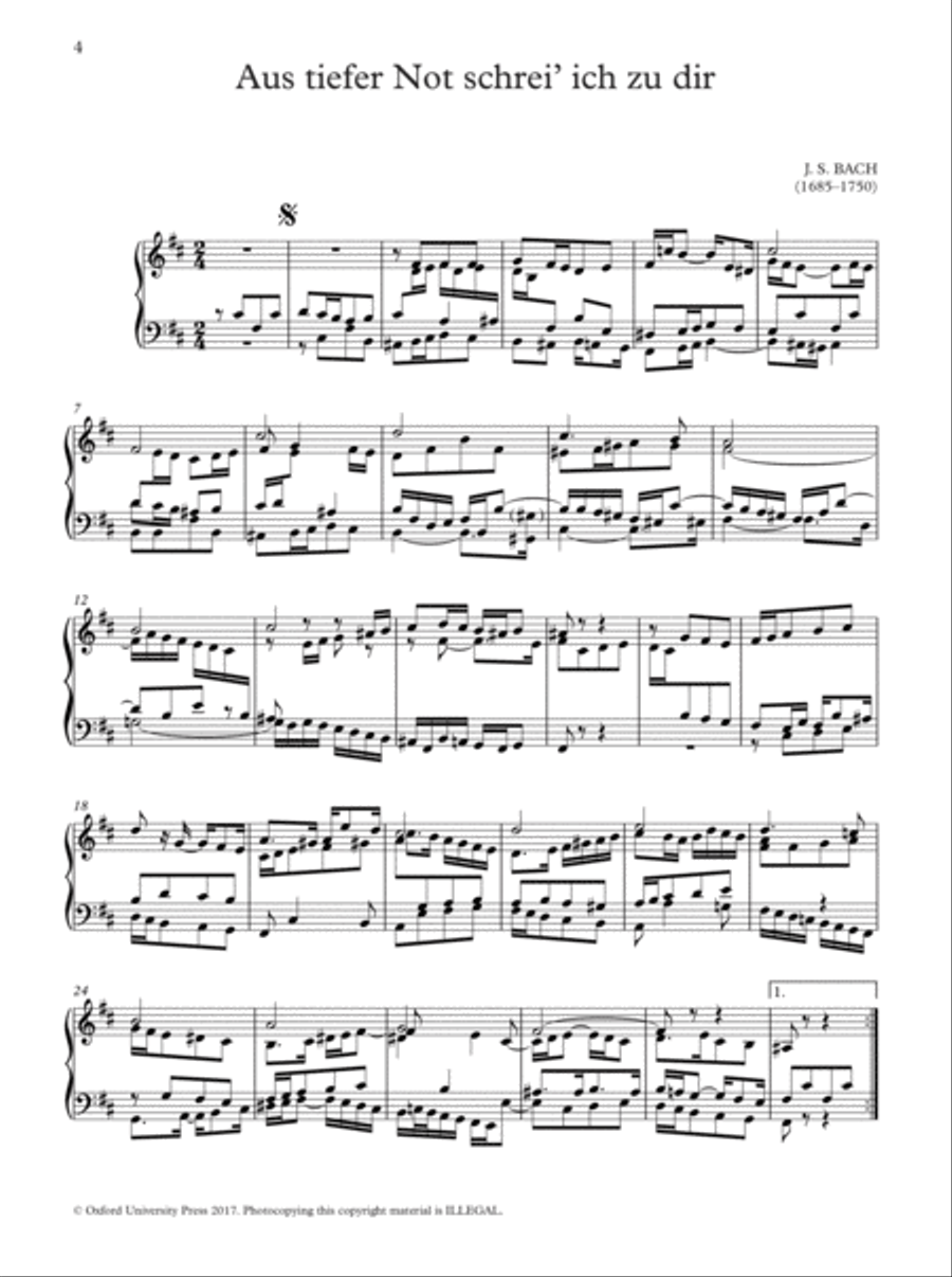 Oxford Book of Lent and Easter Organ Music for Manuals Organ Solo scores gallery preview page 4