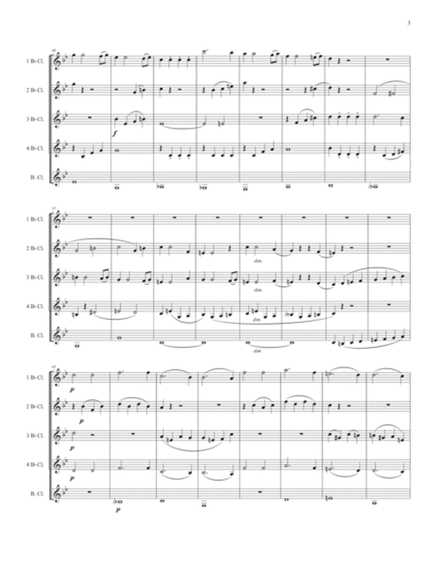 Masques et Bergamasques Suite for Clarinet Quintet image number null