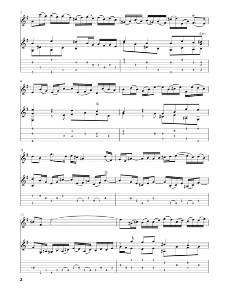 "Adagio ma non tanto" from Flute Sonata in E Minor, BWV 1034 image number null