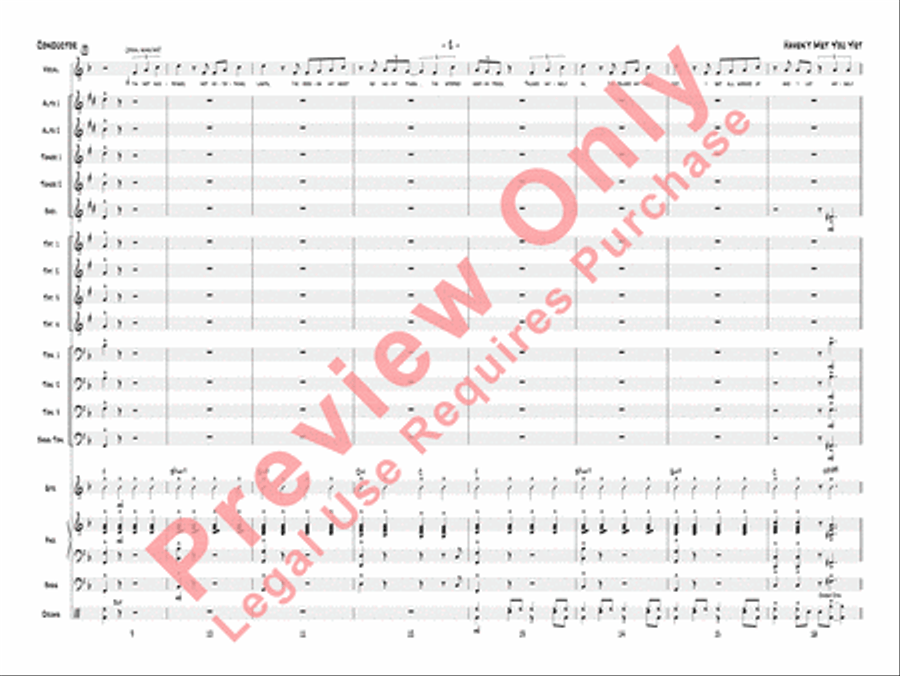Haven't Met You Yet Jazz Ensemble scores gallery preview page 5