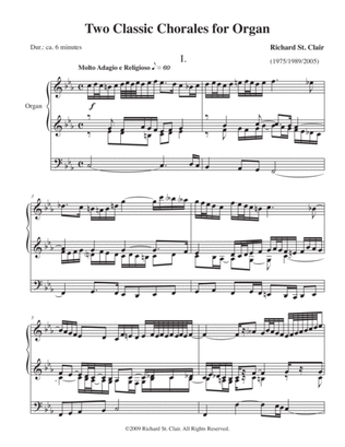 Two Classic Chorales for Organ