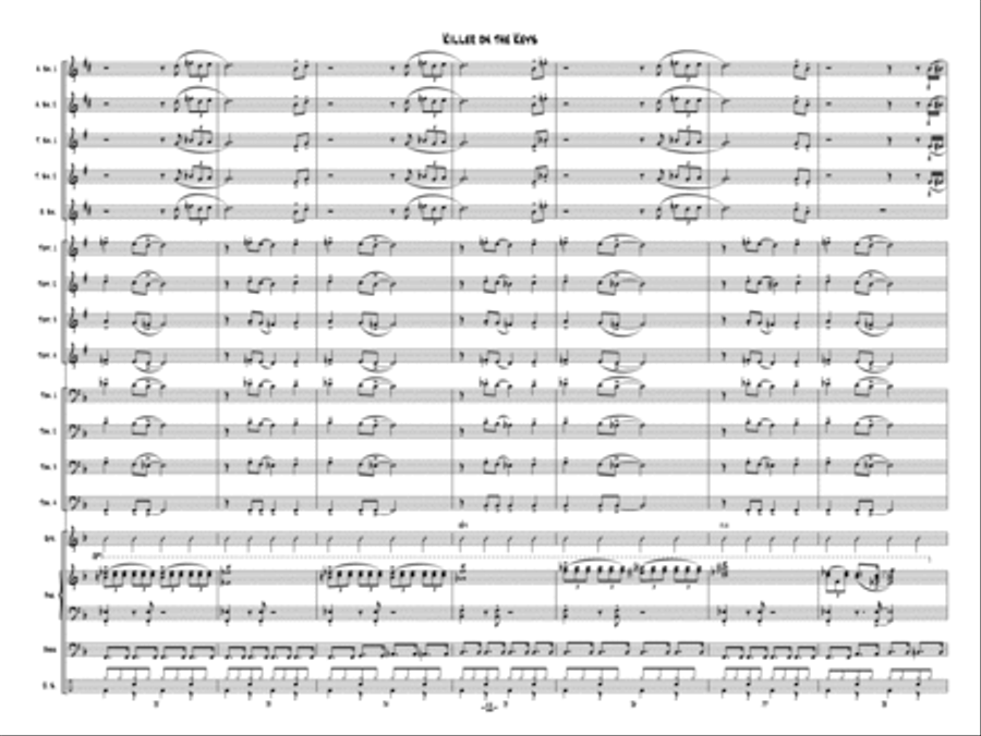Killer on the Keys Jazz Ensemble scores gallery preview page 11