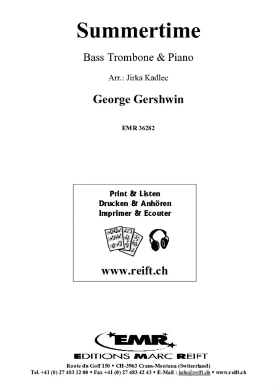Summertime Bass Trombone scores gallery preview page 2