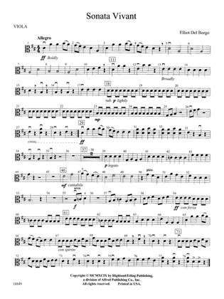 Sonata Vivant: Viola
