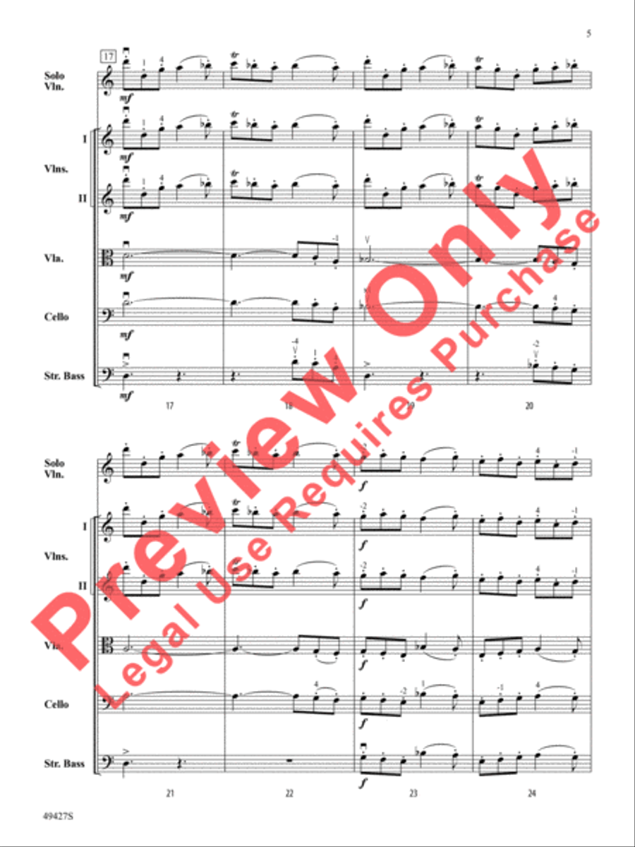 Fireball String Orchestra scores gallery preview page 6