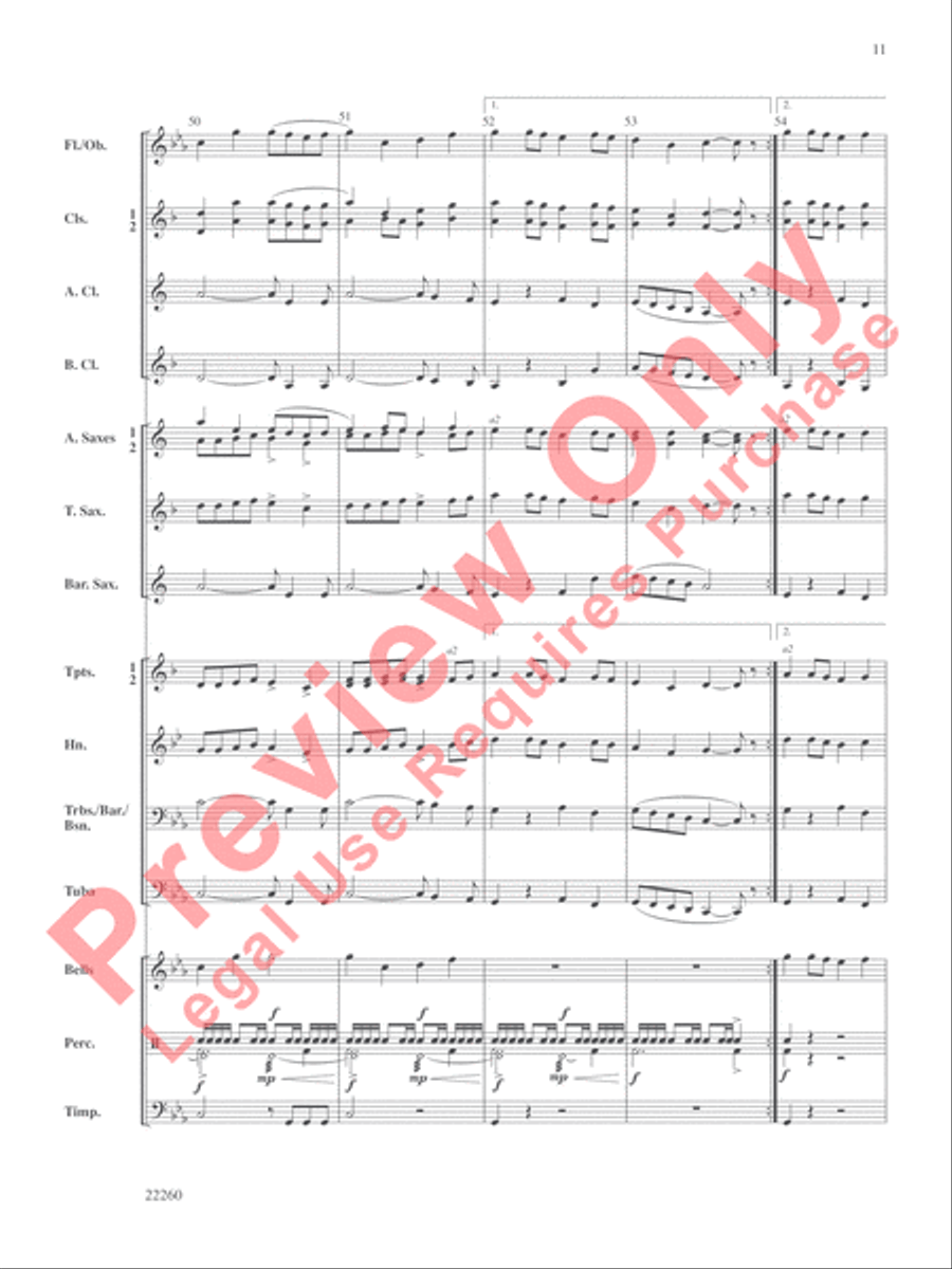 Bold Journey Bold Journey Concert Band scores gallery preview page 12