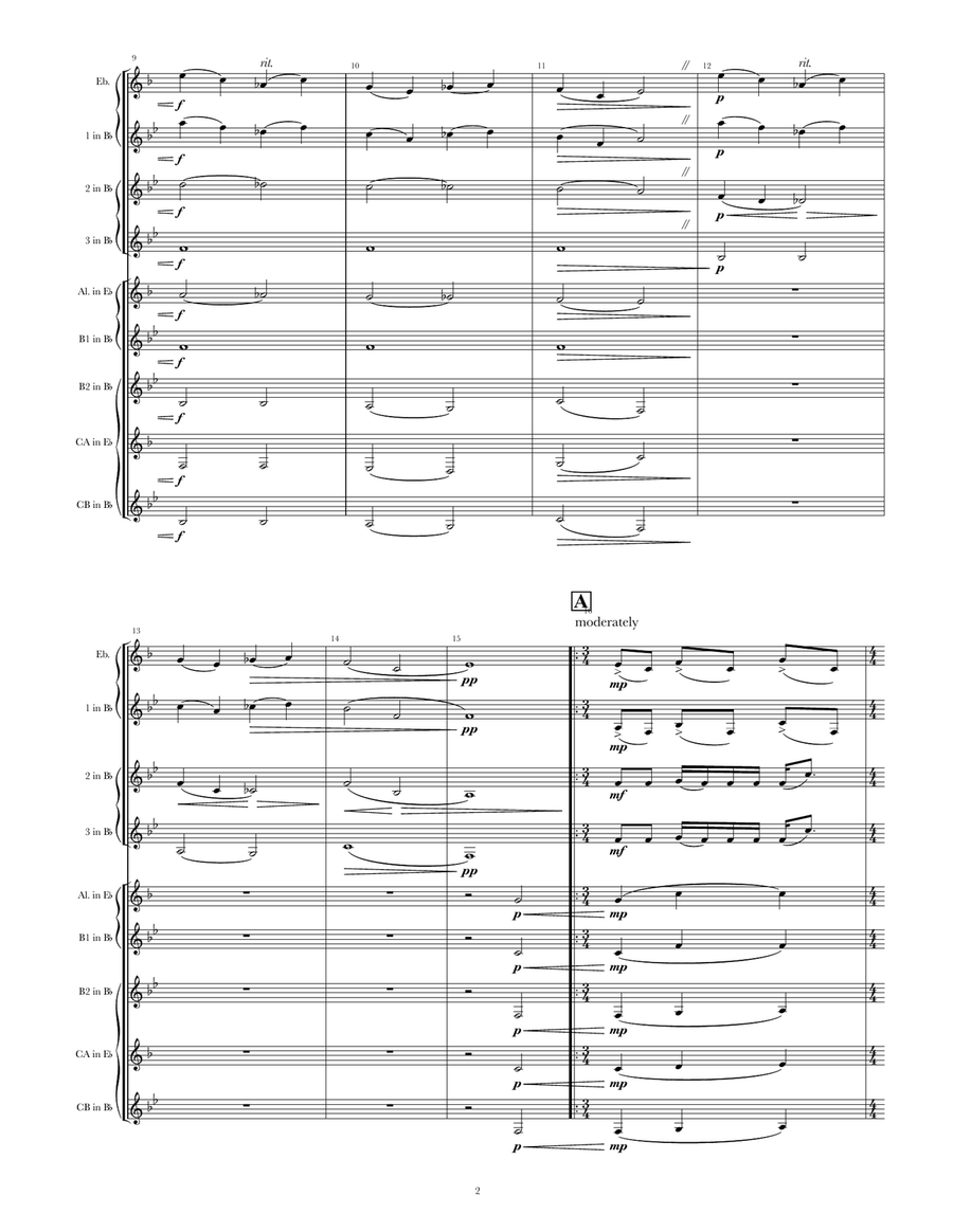 Blackbird Clarinet Choir scores gallery preview page 4