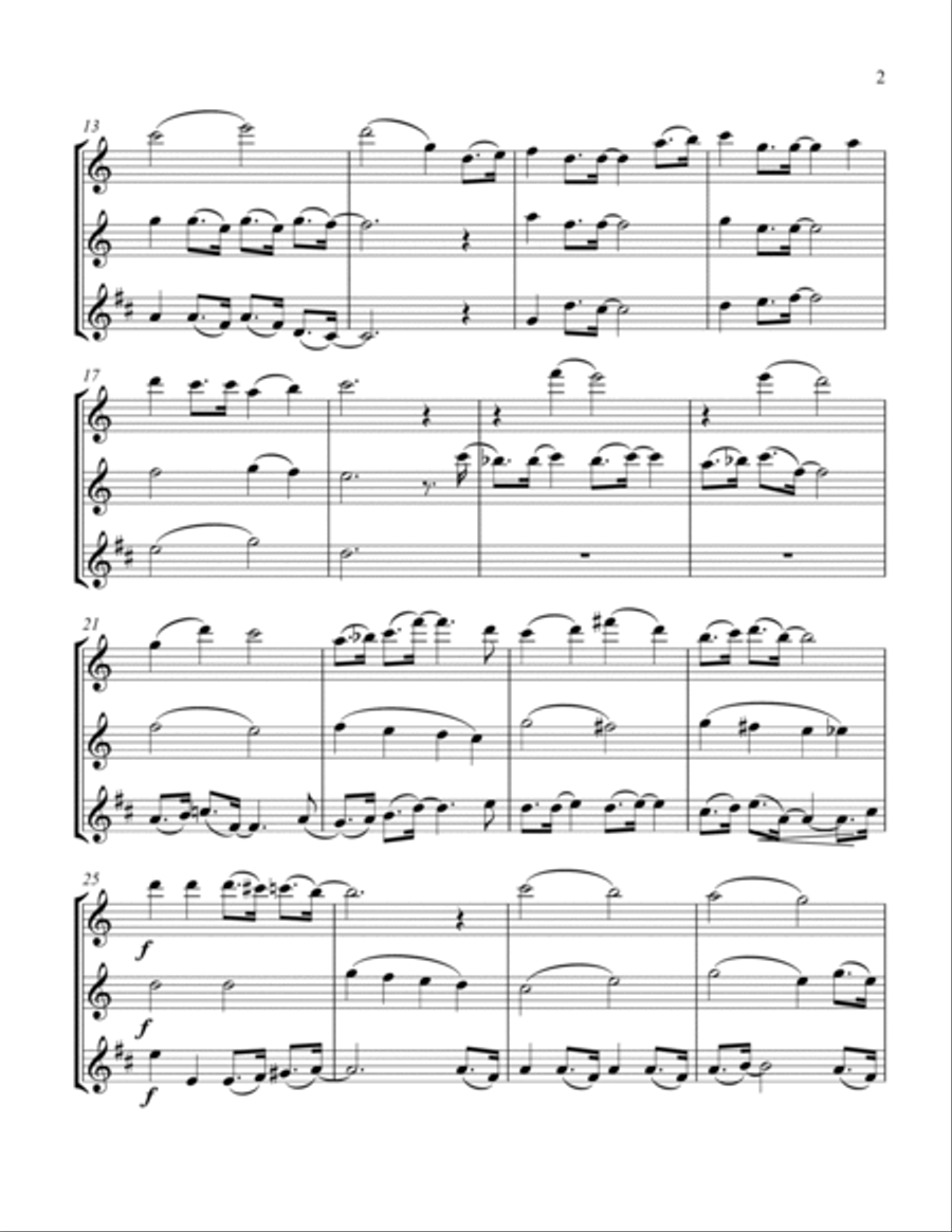 A Marshmallow World A Marshmallow World Woodwind Trio scores gallery preview page 3