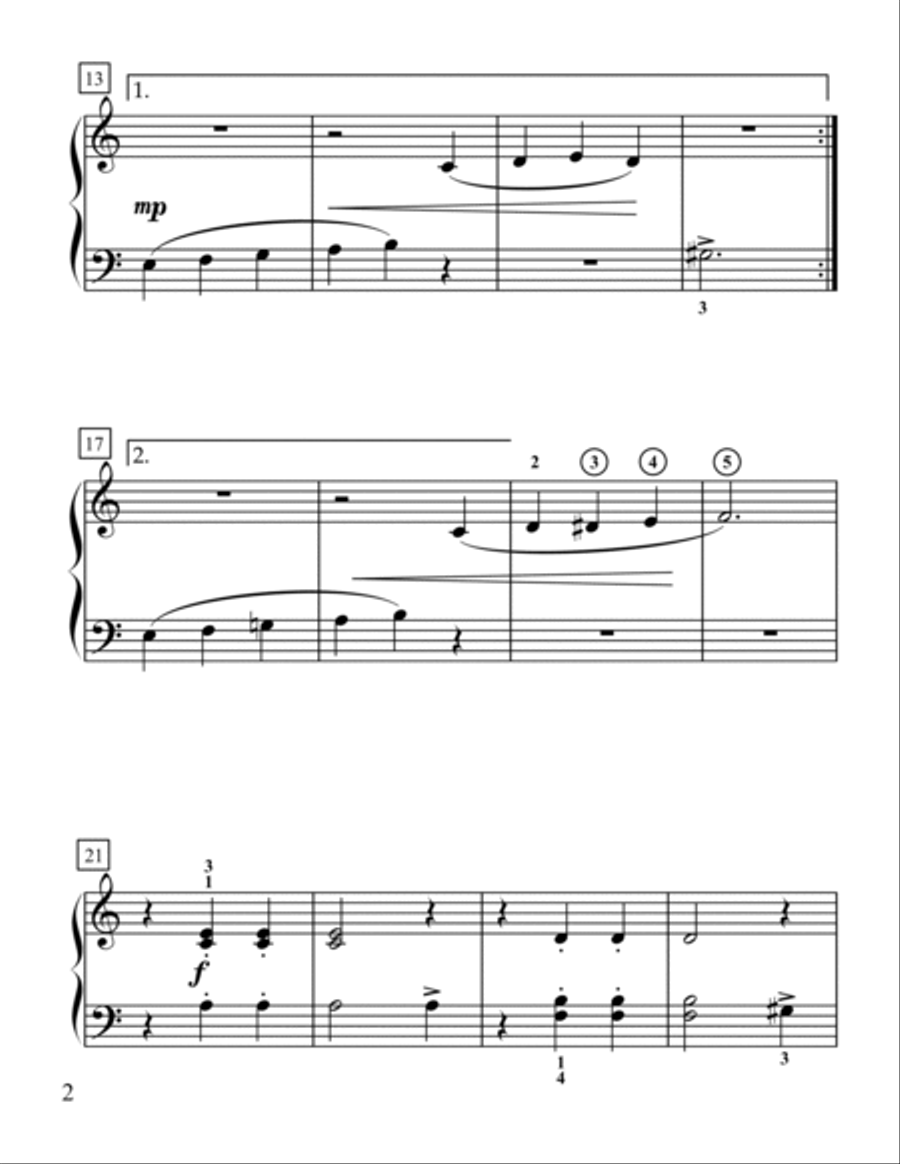 My Favorite Things Easy Piano scores gallery preview page 2