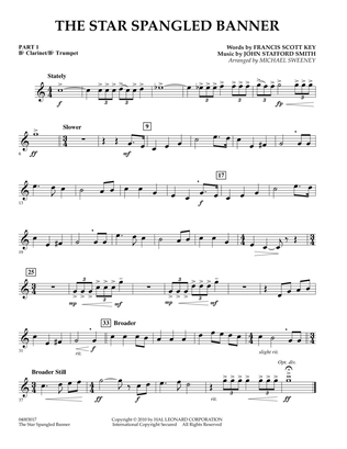 The Star Spangled Banner - Pt.1 - Bb Clarinet/Bb Trumpet