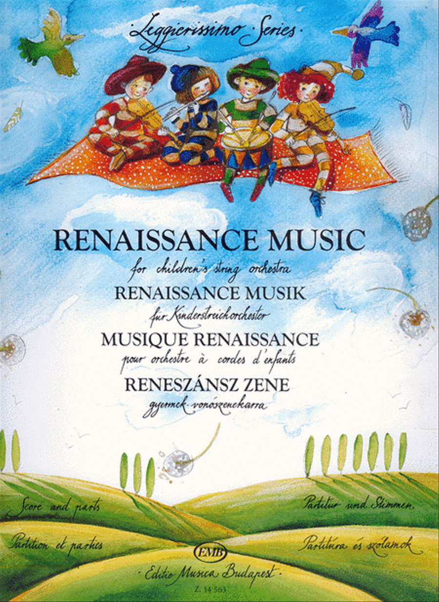 Renaissance Musik für Kinderstreichorchester (erst String Orchestra scores gallery preview page 1