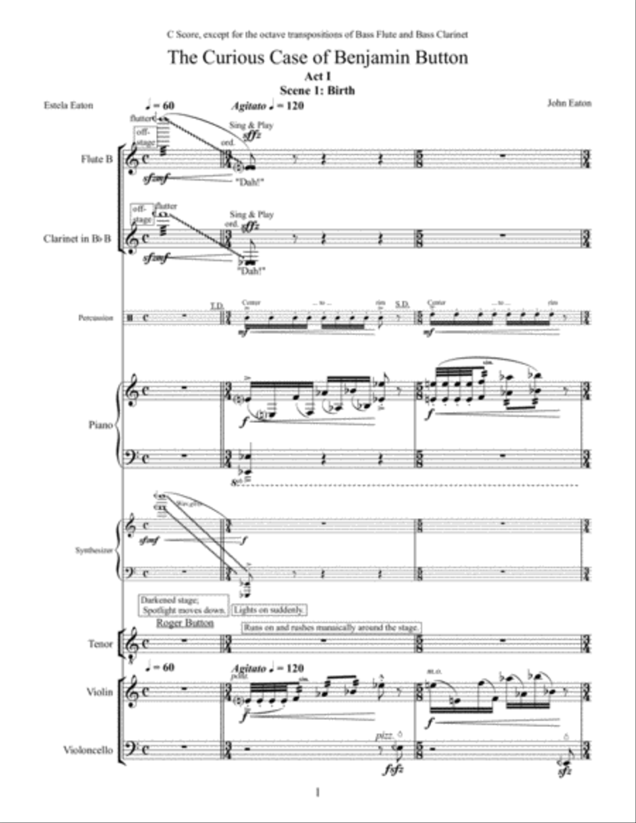 [Eaton] The Curious Case of Benjamin Button Vocal Duet scores gallery preview page 5