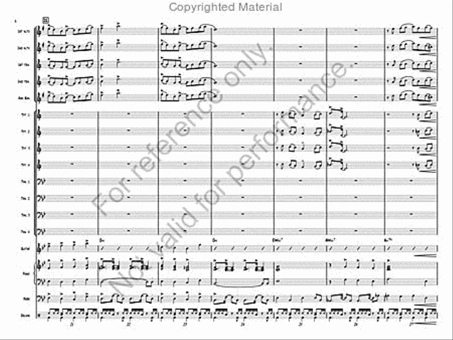 Mucho Macho Jazz Ensemble scores gallery preview page 5