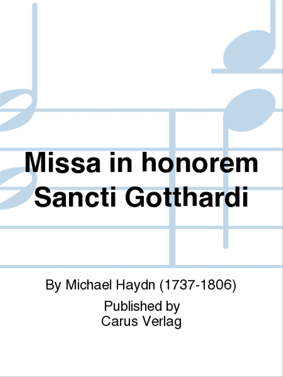 Missa in honorem Sancti Gotthardi