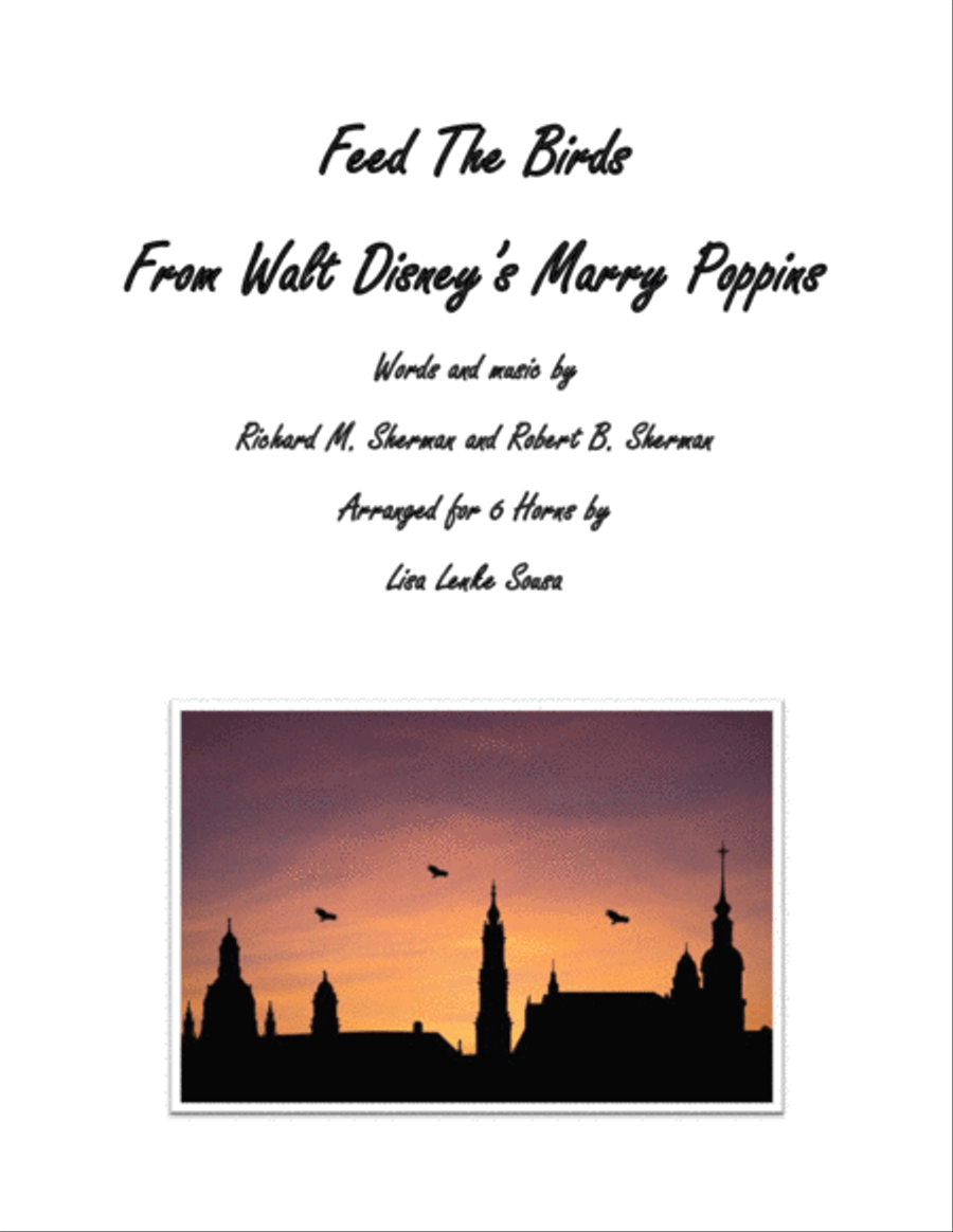 Feed The Birds Brass Ensemble scores gallery preview page 1