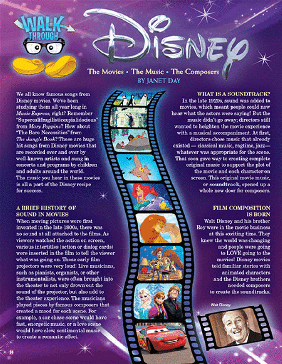 Disney: The Movies, The Music Choir scores gallery preview page 4