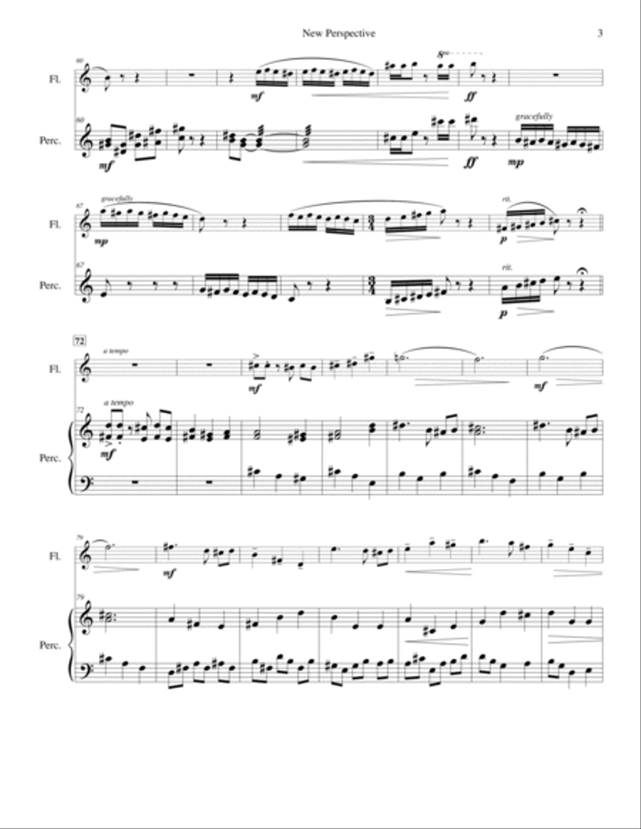 New Perspective (Flute) Flute scores gallery preview page 5