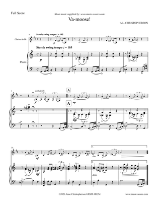 Va-Moose! - Clarinet and Piano