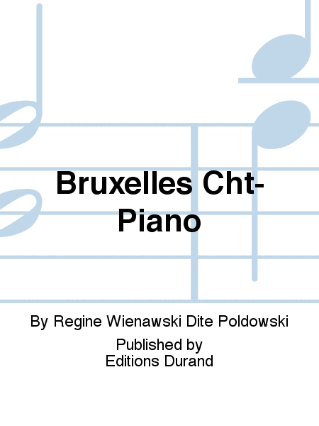 Bruxelles Cht-Piano