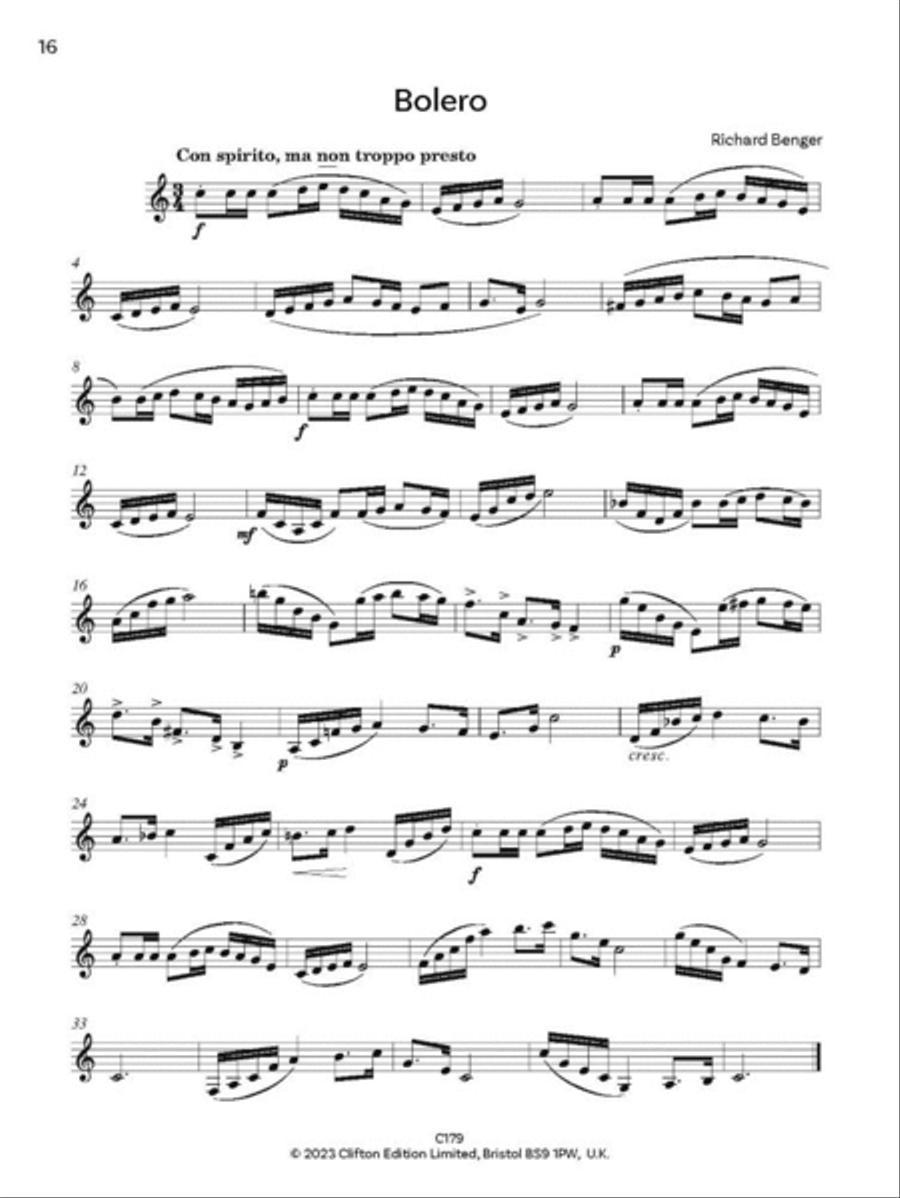 Thirty Tuneful Studies Clarinet Solo scores gallery preview page 3
