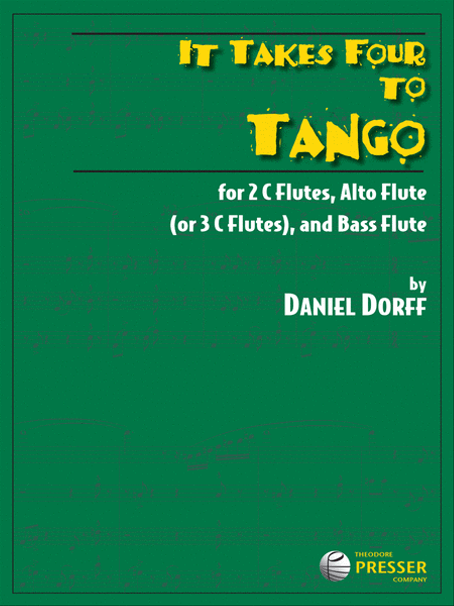 It Takes Four To Tango Flute Quartet scores gallery preview page 1