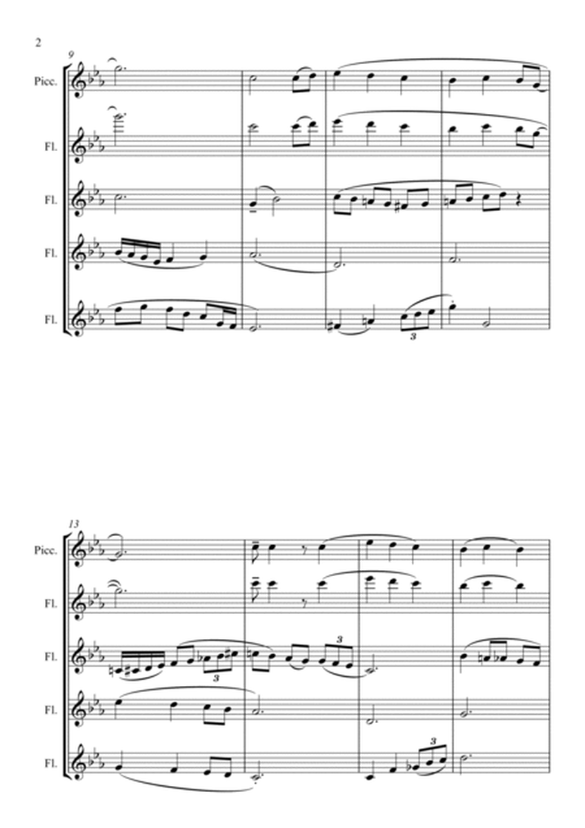 Silent Night for Flute Quartet image number null