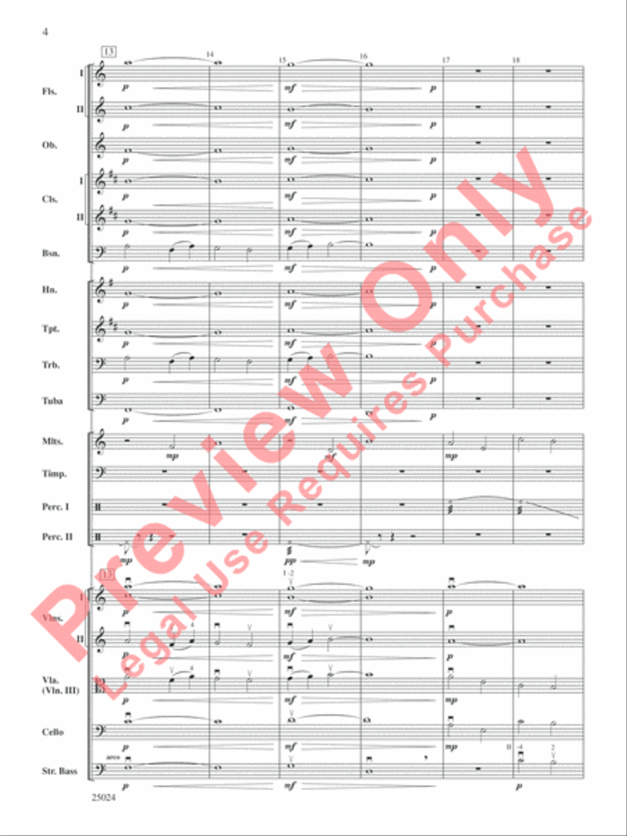 Symphonic Statement Full Orchestra scores gallery preview page 6