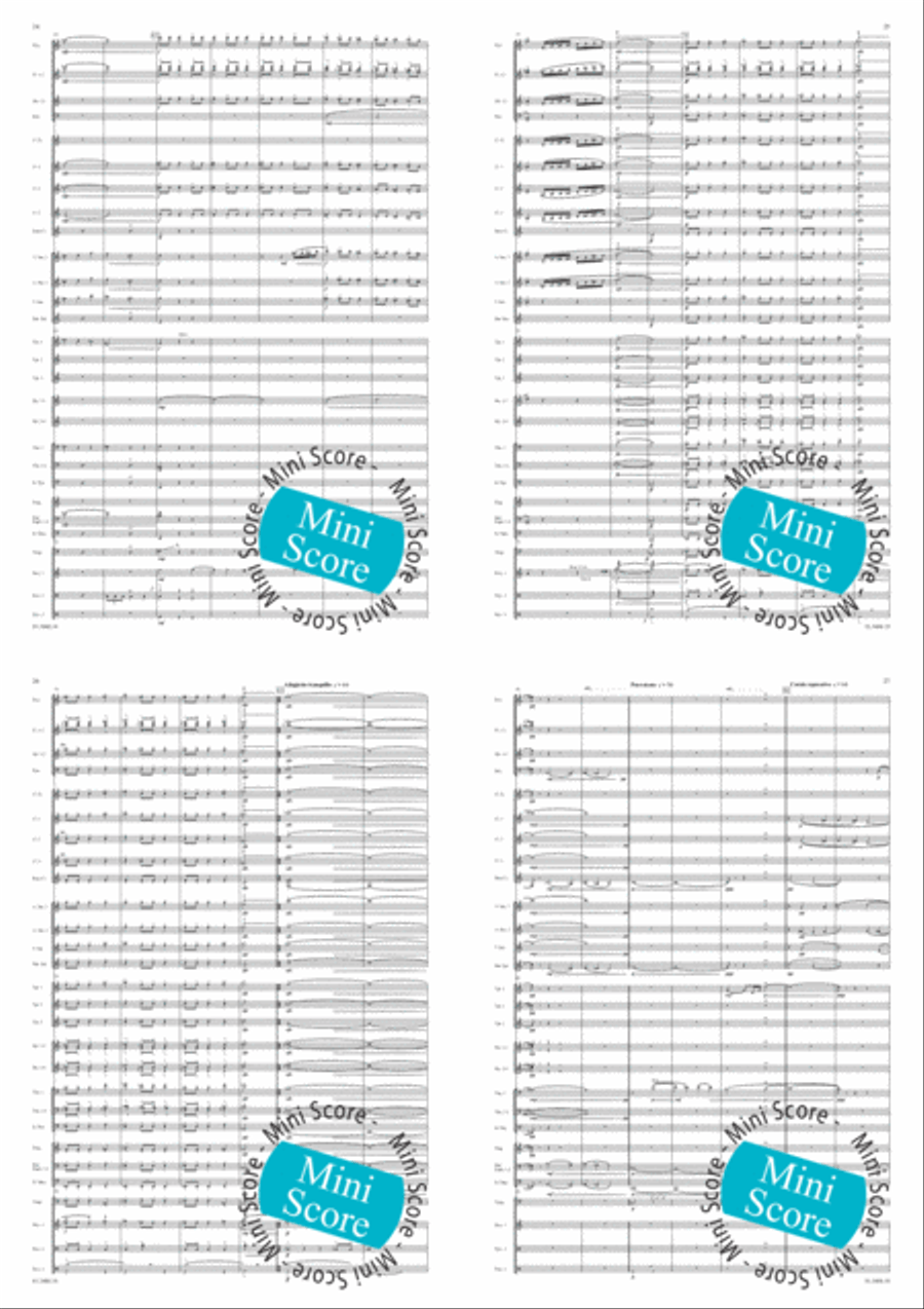 Menu Concert Band scores gallery preview page 9