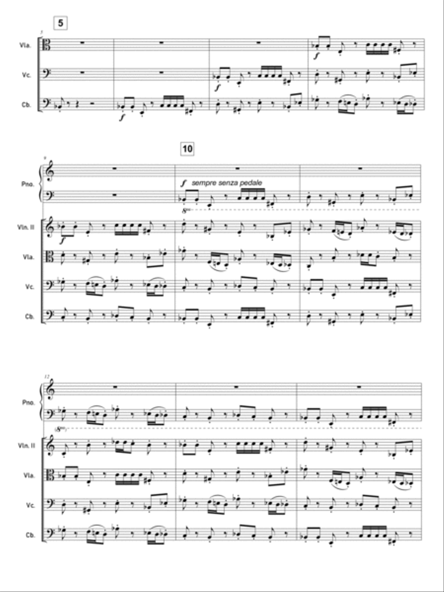 The Bestiality The Bestiality Large Ensemble scores gallery preview page 2