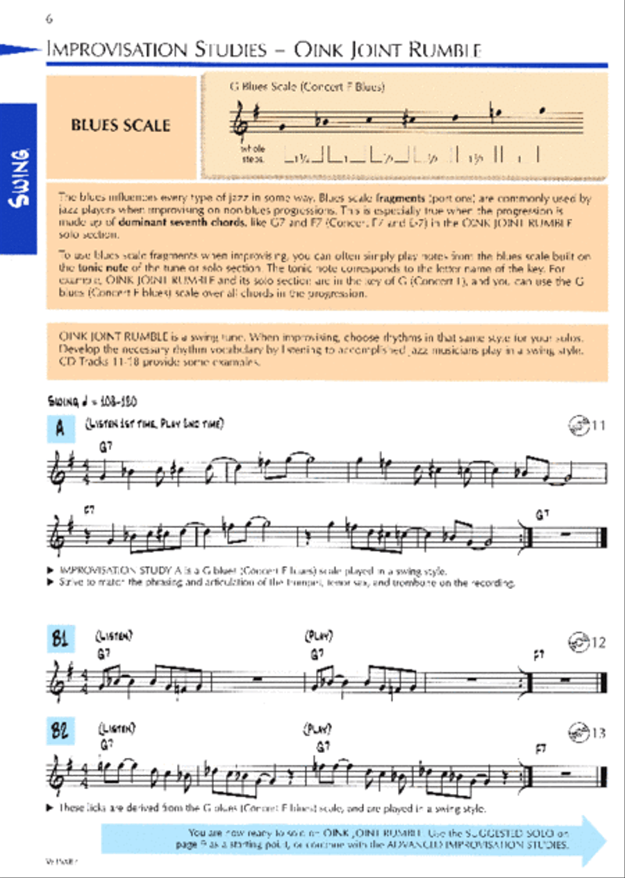 Standard Of Excellence: Advanced Jazz Ensemble Book 2 - 2nd Tenor Saxophone Jazz Ensemble scores gallery preview page 2