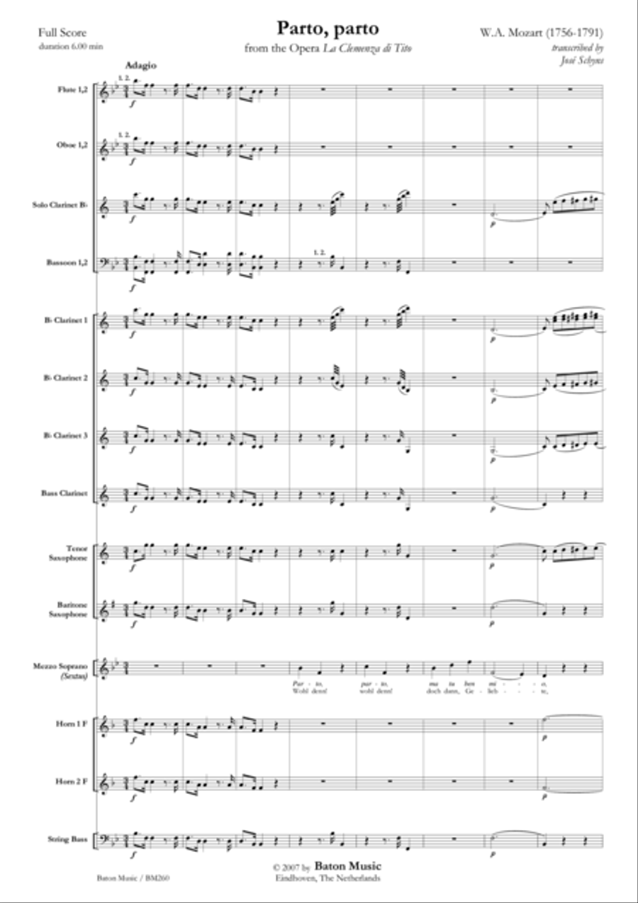 Parto, parto Parto, parto Concert Band scores gallery preview page 2