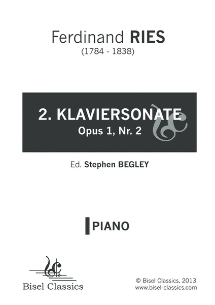 2. Klaviersonate, Opus 1, Nr. 2