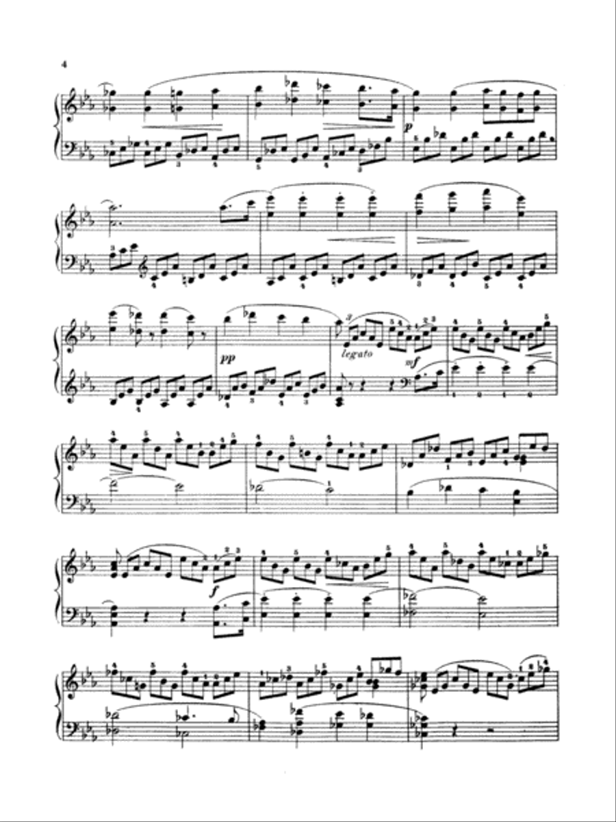 Schubert: Four Impromptus, Op. 90 (Ed. Giuseppe Buonamici) Piano Solo scores gallery preview page 3