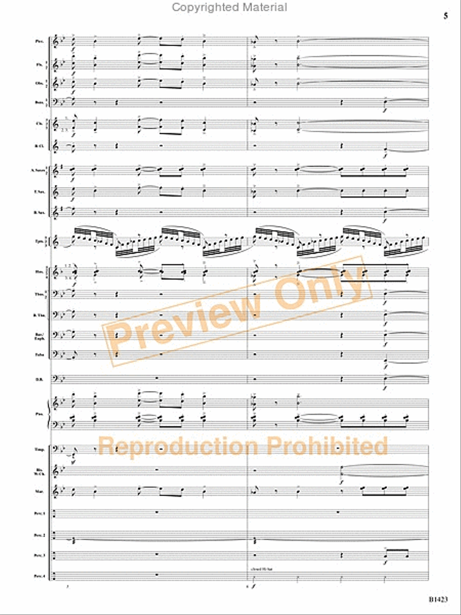 Dakota Fanfare Concert Band scores gallery preview page 4
