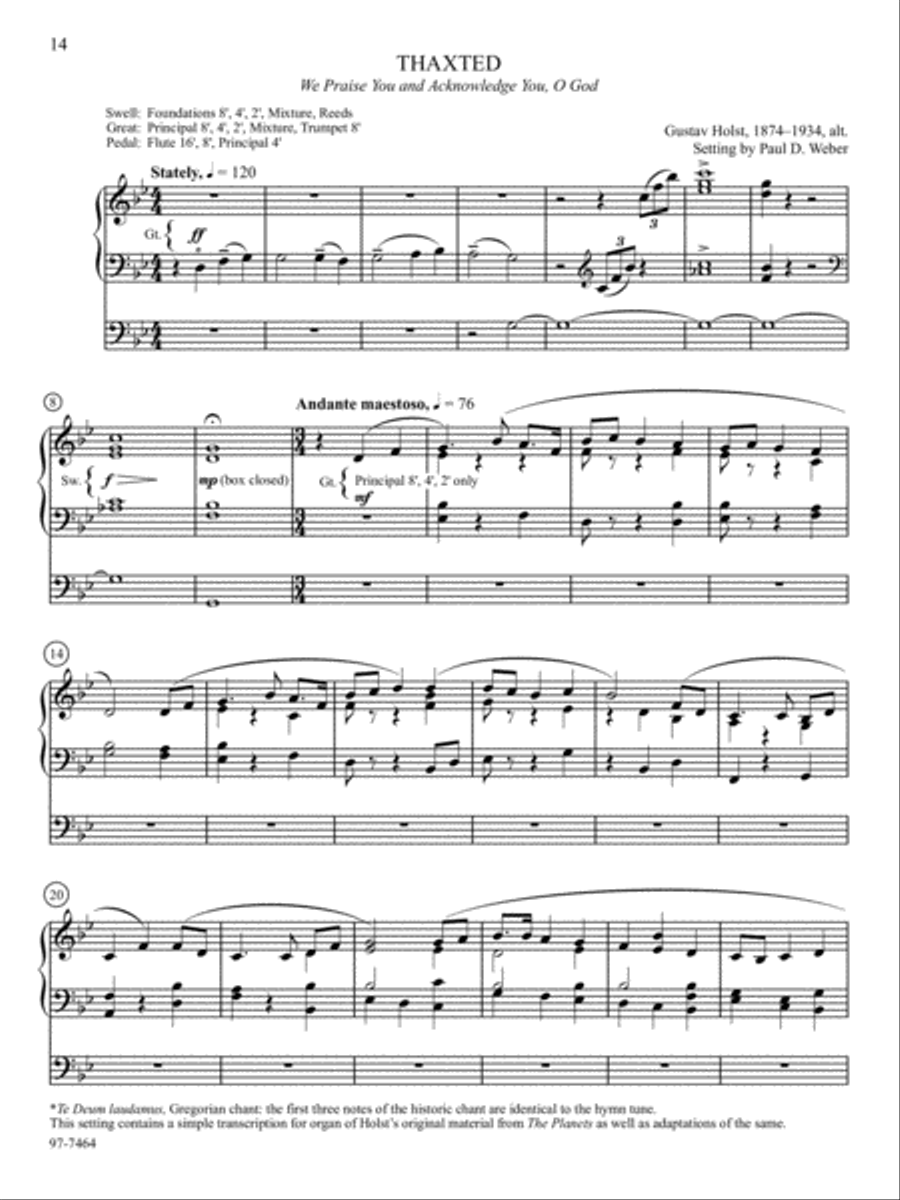 Hymn Prelude Library: Lutheran Service Book, Vol. 11 (TUV) Organ scores gallery preview page 3
