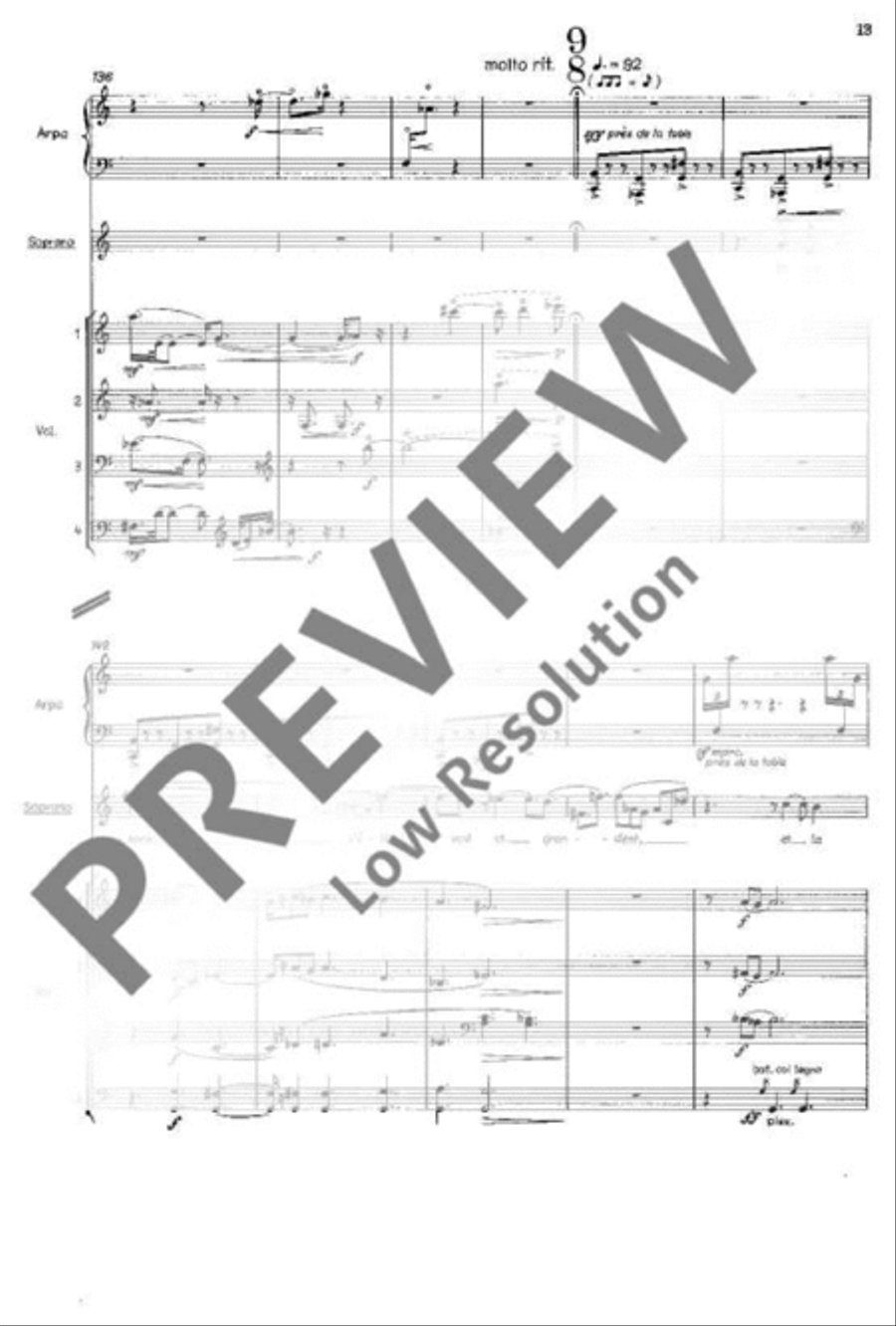 Moderne Orchester-Studien für Violine Orchestra scores gallery preview page 20