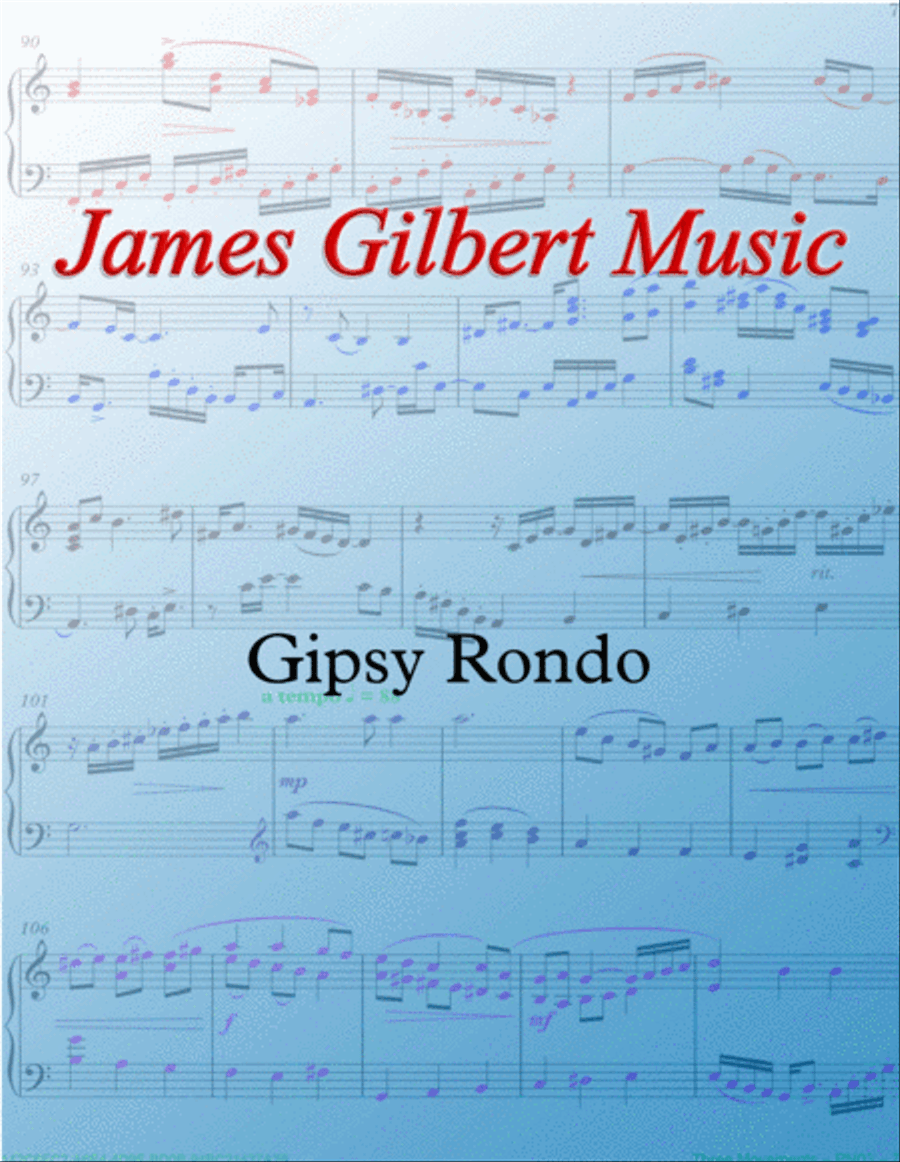 Gipsy Rondo (Hungarian Rondo) Gipsy Rondo (Hungarian Rondo) Piano Solo scores gallery preview page 1