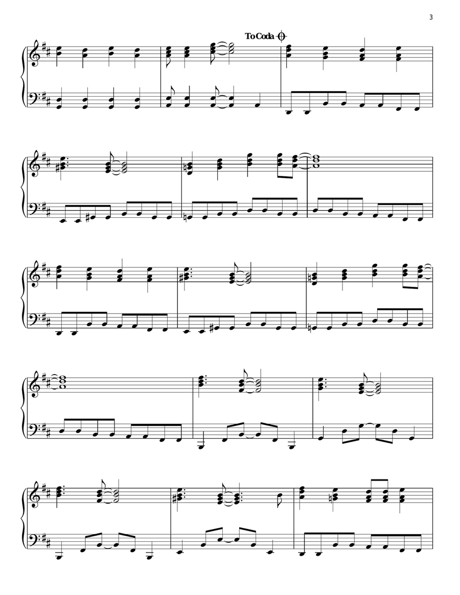 Eight Days A Week Piano Solo scores gallery preview page 3