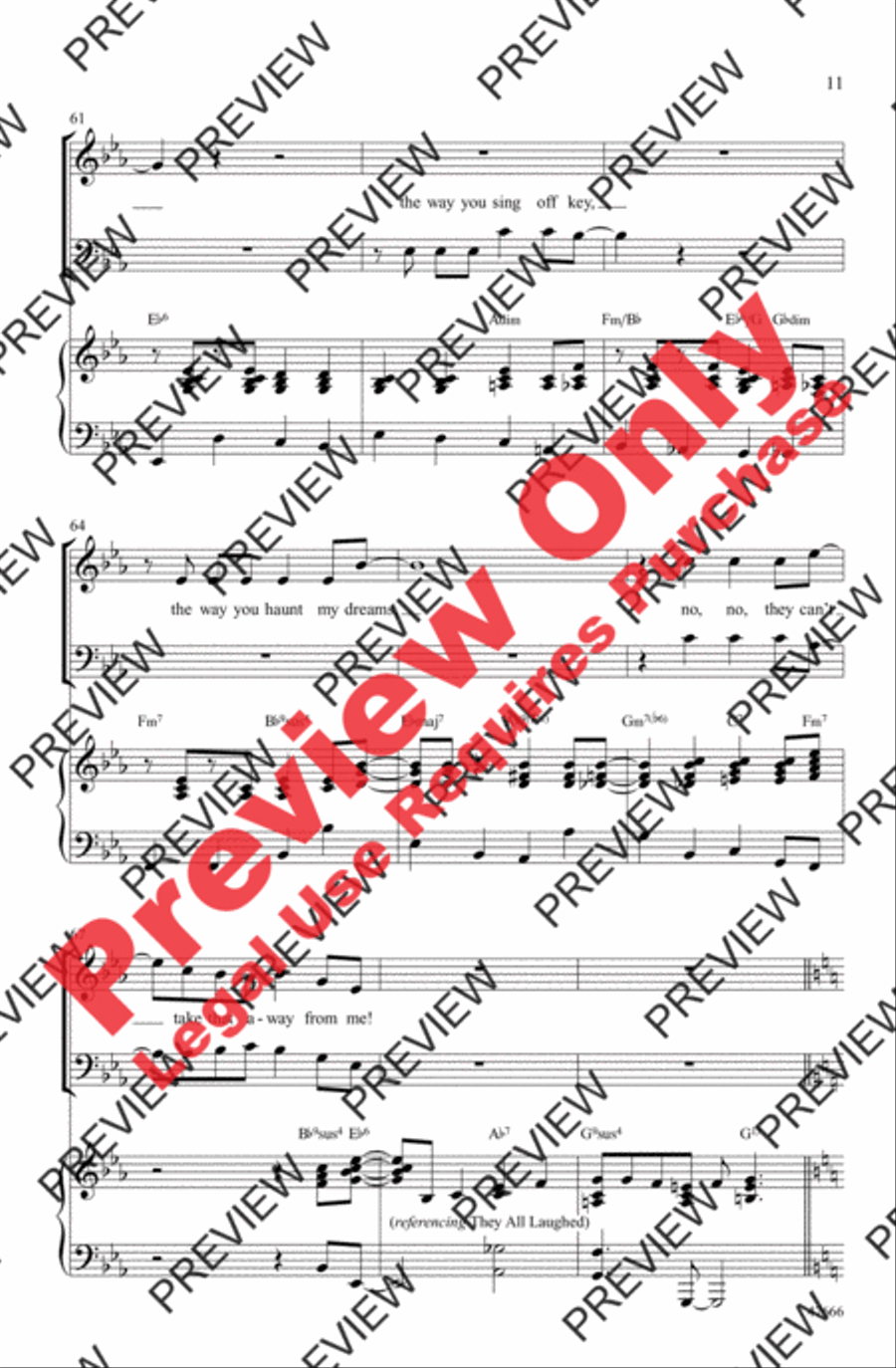I Got Gershwin! 3-Part scores gallery preview page 11