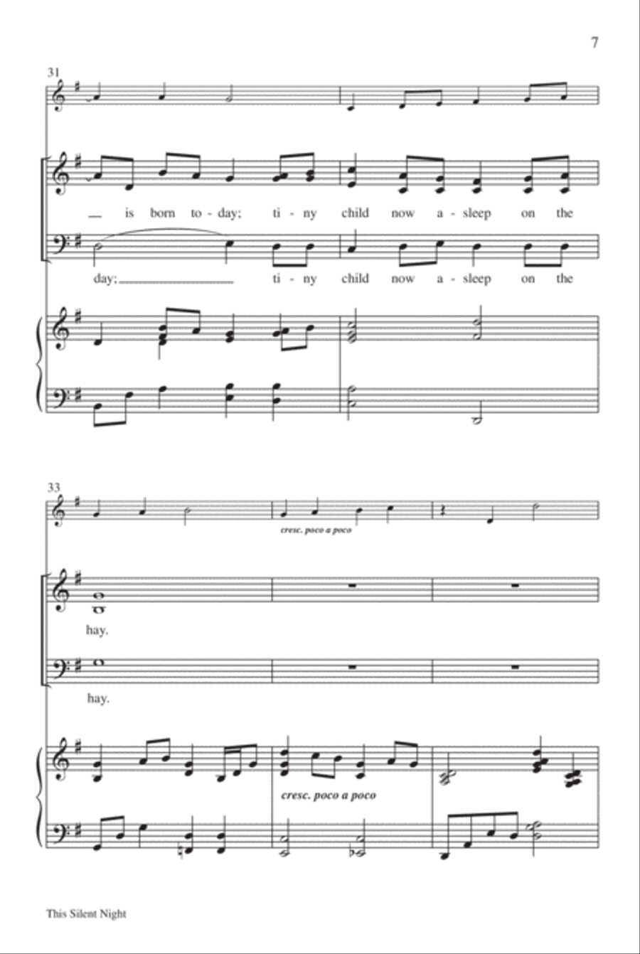 This Silent Night This Silent Night 4-Part scores gallery preview page 8